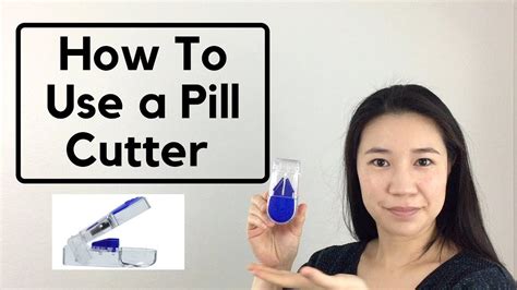 How To Use A Pill Splitter