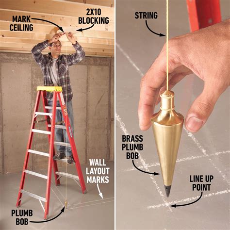 How To Use A Plumb Bob For Deck Posts