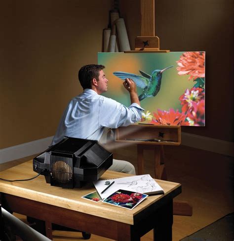 How To Use A Projector To Draw On Canvas