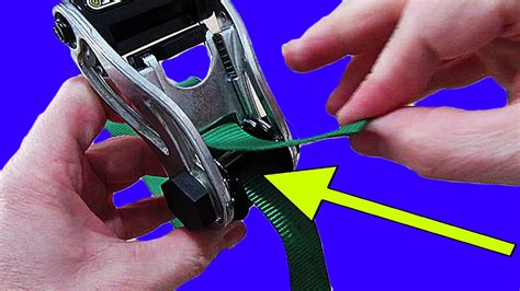 how to use a ratchet strap the right way