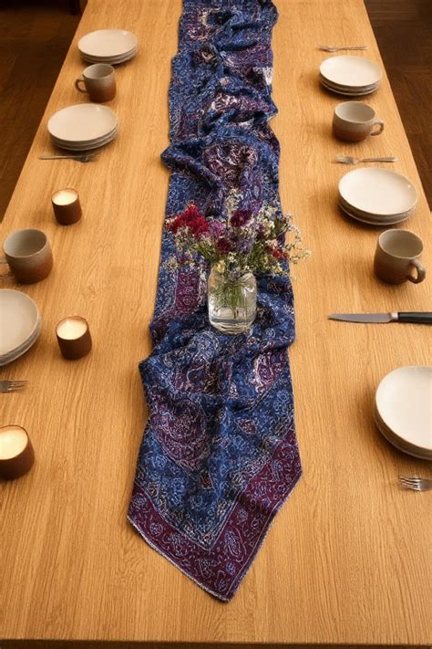 How To Use A Scarf As A Table Runner