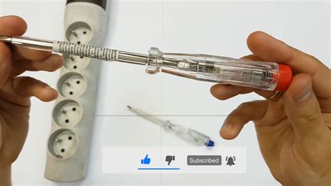 How To Use A Screwdriver Electrical Tester
