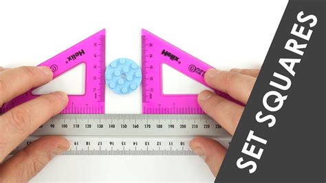 how to use a set square to avoid parallax error