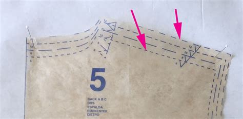 how to use a sewing pattern with multiple sizes