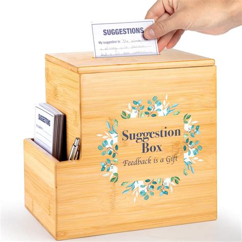 How To Use A Suggestion Box