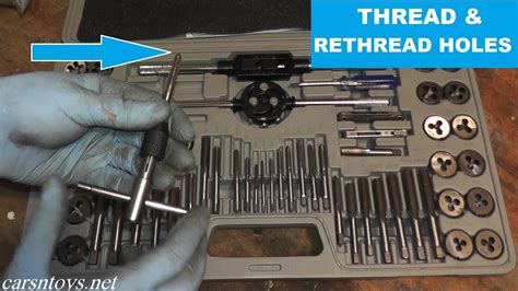 How To Use A Tap And Die Set To Rethread A Hole