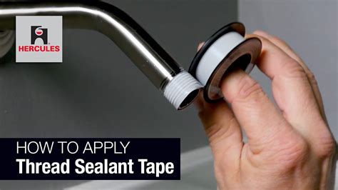 How To Use A Thread Seal Tape
