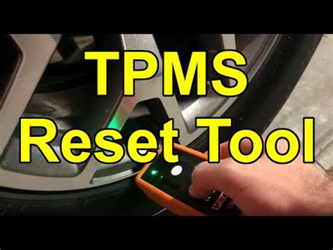 how to use a tpms reset tool