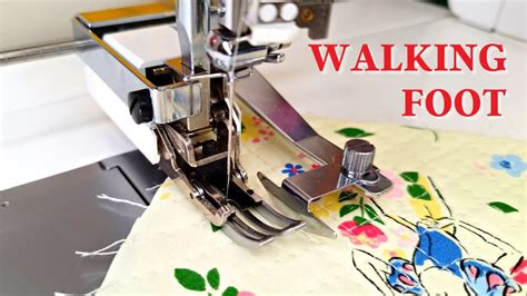 How To Use A Walking Foot With Guide