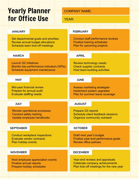 How To Use A Yearly Planner