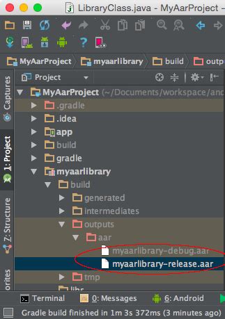 how to use aar file in android studio