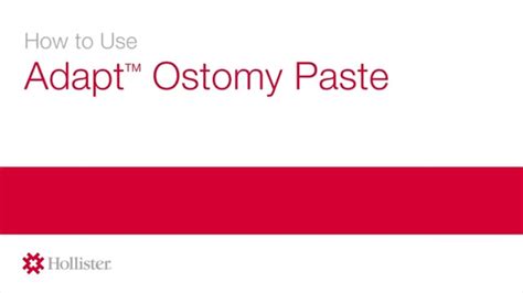 How To Use Adapt Ostomy Paste