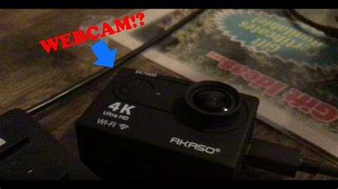 how to use akaso ek7000 as webcam