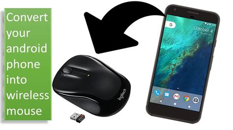 how to use android phone as mouse