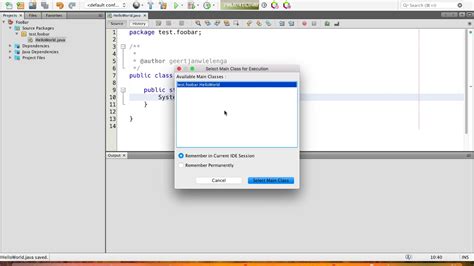 how to use apache netbeans for java