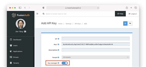 how to use api with api key