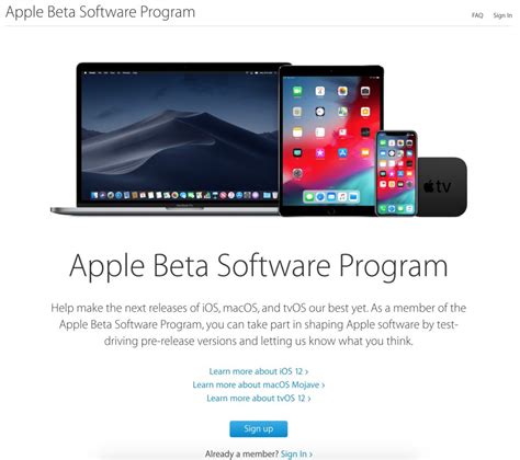 how to use apple beta program