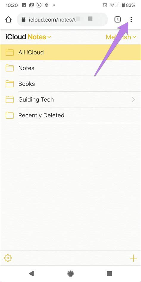 how to use apple notes in android