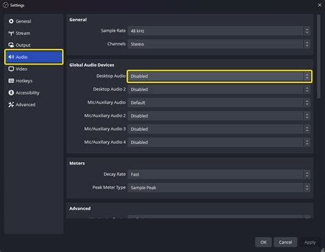 how to use application audio capture obs
