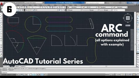 how to use arc in autocad