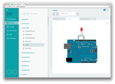 how to use arduino ide online