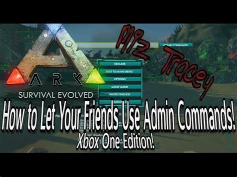 How To Use Ark Admin Commands Xbox