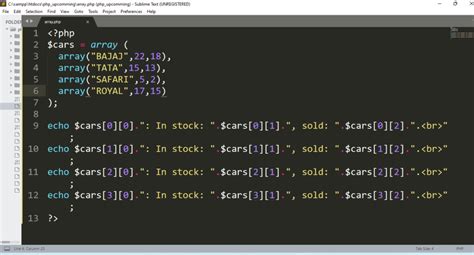how to use array in php with example
