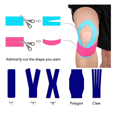 how to use athletic tape on knee
