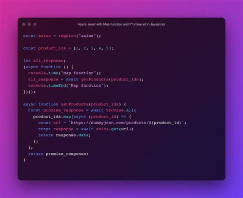 how to use await inside map function