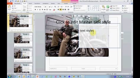 how to use background in powerpoint