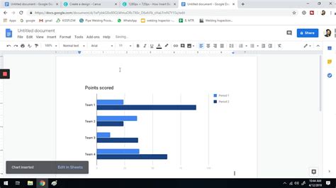 how to use bar graph in google docs
