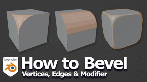 how to use bevel modifier in blender
