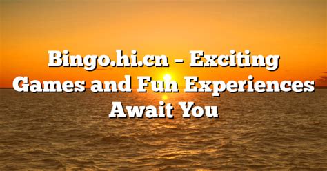 How To Use Bingo.hi.cn