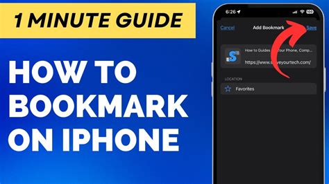 how to use bookmarks on iphone google