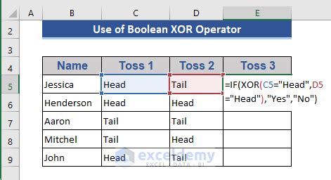 how to use boolean in excel