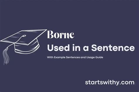 how to use bourne in a sentence