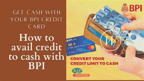 how to use bpi credit card