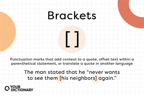 How To Use Brackets Correctly