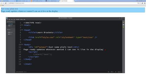 How To Use Brackets To Make A site