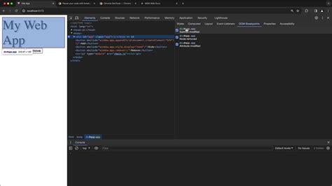 how to use breakpoints in chrome developer tools