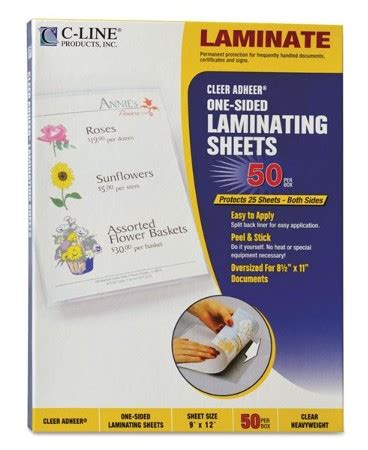 How To Use C Line Laminating Sheets