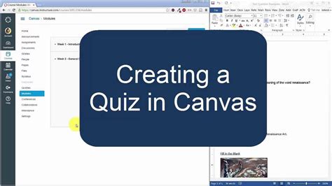 How To Use Canvas Quiz
