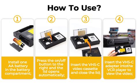How To Use Cassette Adapter Vhs