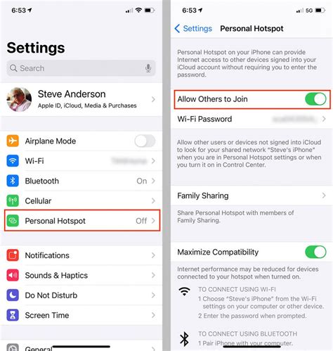 How To Use Cellular Data As Hotspot