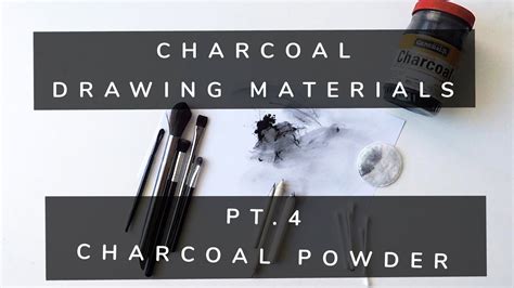 How To Use Charcoal Powder In Art