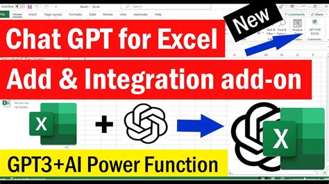 how to use chat gpt and ai tools in excel
