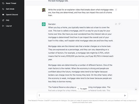 how to use chatgpt to write a video script