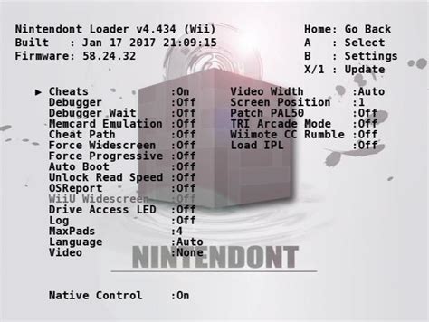 How To Use Cheats In Nintendont