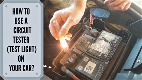 How To Use Circuit Tester On Car