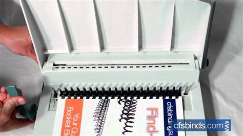 How To Use Combbind Machine